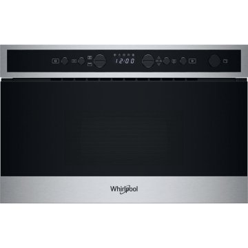 Whirlpool WMN4I4BX Microonde con grill, inox, Display digitale, Crisp, Jet defrost 22 Lt