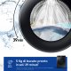 Samsung WD90DG6G94BB/U3 lavasciuga Libera installazione Caricamento frontale Nero 18