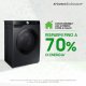 Samsung WD90DG6G94BB/U3 lavasciuga Libera installazione Caricamento frontale Nero 21