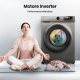 Hisense lavatrice WF1Q8041BT 8 Kg Classe A Quick Wash Partenza Ritardata Inverter 10