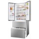 Haier FD 70 Series 3 HFR3718ENMM frigorifero side-by-side Libera installazione 402 L E Acciaio inox 10