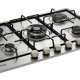 De’Longhi YLG 75 F piano cottura Acciaio inox Da incasso 75 cm Gas 5 Fornello(i) 6