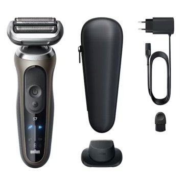 Braun Series 7 72-C1200s Trimmer Nero, Bronzo, Acciaio inox
