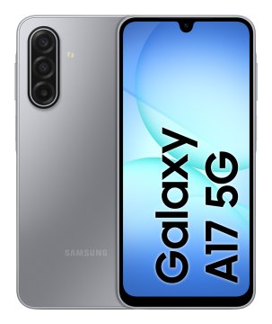 Samsung Galaxy A17 5G, Android 15, Display sAMOLED 6.7", 8GB RAM, 256GB, Batteria 5.000 mAh, Resistenza IP54, Memoria espandibile fino a 2TB, Gray