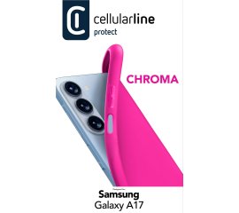 Cellularline Chroma - Galaxy A17 Custodia in gomma morbida e colorata