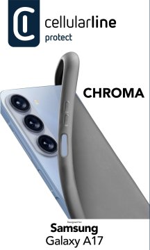 Cellularline Chroma - Galaxy A17 Custodia in gomma morbida e colorata