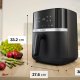 Bosch Serie 4 Friggitrice ad aria Nero MAF462B1 7