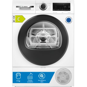 Bosch Serie 6 WQG243C0II Asciugatrice a pompa di calore 9 kg Bianco