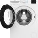 Beko b300 BMWRU3821W: Lavatrice 8kg, Classe A, 1200giri, linea estetica NX, motore inverter, Display Touch, oblò bianco, tecnologia EnergySpin™ 4