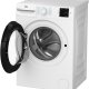 Beko b300 BMWRU3821W: Lavatrice 8kg, Classe A, 1200giri, linea estetica NX, motore inverter, Display Touch, oblò bianco, tecnologia EnergySpin™ 8