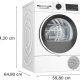 Bosch Serie 6 WQG243D8IT Asciugatrice a pompa di calore 9 kg Bianco 7