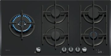 Neff T29RHS4S0 piano cottura Nero Da incasso 90 cm Gas 5 Fornello(i)