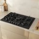Neff T27PIQ4S0 piano cottura Nero Da incasso 75 cm Gas 5 Fornello(i) 5