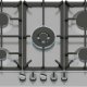 Neff T27CIQ8N0 piano cottura Nero, Acciaio inox Da incasso 75 cm Gas 5 Fornello(i) 2