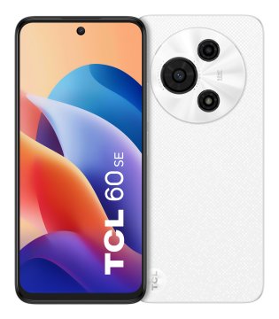 TCL 60 SE 16,9 cm (6.67") Doppia SIM Android 15 4G USB tipo-C 8 GB 512 GB 5200 mAh Bianco