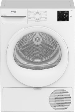 Beko BMT73EW Asciugatrice 7kg, Classe D, Linea Estetica NX, motore asincrono, Display digitale, colore Bianco, oblò Bianco