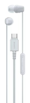 Sony IER-EX15C Auricolare Cablato In-ear Musica e Chiamate USB tipo-C Bianco
