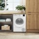 Beko BMTR38W 8kg, Classe D, Linea Estetica NX, motore asincrono, Display digitale, colore Bianco, oblò Bianco 8