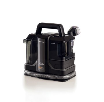 Ariete 2482 Spot Cleaner Heat Pro 750W, Pulitore per tappeti e tappezzerie,Lavatappeti, 750W, 2 serbatoi, Nero