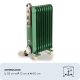 Ariete Linea Vintage 8251 Radiatore a olio Vintage, 9 elementi riscaldanti, 2000W, 3 livelli di potenza, Maniglia e ruote per facile trasporto, Verde 3