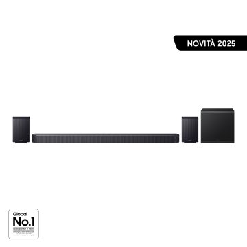 Samsung Soundbar HW-Q930F/ZF, Audio 9.1.4 canali, Wireless Dolby Atmos, 2025