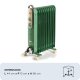 Ariete Linea Vintage 8252 Radiatore a olio Vintage, 11 elementi riscaldanti, 2500W, 3 livelli di potenza, Maniglia e ruote per facile trasporto, Verde 3