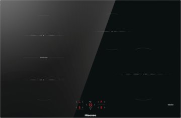 Hisense HI8421BSC Nero Da incasso 80 cm Piano cottura a induzione 4 Fornello(i)