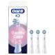 Oral-B Testine di Ricambio iO Gentle Care, testine rotonde originali, setole angolate per una rimozione più profonda della placca, testina più morbida, adatte a gengive sensibili, 3 3