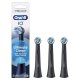 Oral-B Testine di Ricambio iO Series Ultimate Clean Black, testine rotonde di ricambio originali, con setole CrissCross per pulizia e rimozione della placca avanzate e in profondità, 3 10
