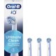 Oral-B Testine di Ricambio iO Series Ultimate Clean, Testine Rotonde Originali, Setole CrissCross per pulizia e rimozione della placca avanzate e in profondità. 3 Testine 3