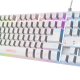 Trust GXT 833W Thado tastiera Gaming USB Olandese Bianco 2