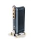 Ariete Linea Vintage 8250 Radiatore a olio Vintage, 7 elementi riscaldanti, 1500W, 3 livelli di potenza, Maniglia e ruote per facile trasporto, Celeste 2