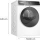 Bosch Serie 8 WRB247C0IT Asciugatrice a pompa di calore 9 kg Bianco 5