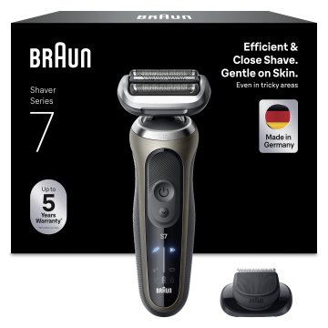 Braun Series 7 72-C1200s Trimmer Nero, Bronzo, Acciaio inox