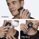 Braun Series 3 310BT Rasoio Trimmer Nero, Blu 8