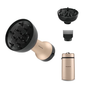 Rowenta Curl Harmony, Diffusore ad Aria Calda 3 in 1, Capelli Ricci, Asciuga, Ridefinisce, Esalta, CV7D30