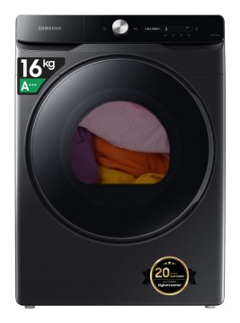 Samsung DV16DG8600BVU3 asciugatrice Libera installazione Caricamento frontale 16 kg Nero