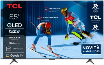 TCL P89K Serie Smart TV QLED 4K 85" 85P89K, 144Hz, audio Onkyo 2.1, Dolby Vision & Atmos, Google TV