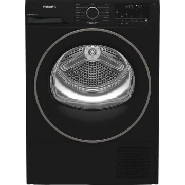 Hotpoint Ariston HPT 94D BBS IT, Capacità 9kg, classe C, colore Nero,EasyIron, PetHair Removal | Profondità mobile 60cm