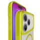 Cellularline Iconic Mag - iPhone 17 Pro Max Custodia trasparente con bordi colorati compatibile con ecosistema Magsafe 5
