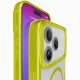 Cellularline Iconic Mag - iPhone 17 Pro Max Custodia trasparente con bordi colorati compatibile con ecosistema Magsafe 10