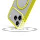 Cellularline Iconic Mag - iPhone 17 Pro Custodia trasparente con bordi colorati compatibile con ecosistema Magsafe 4