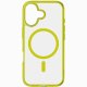 Cellularline Iconic Mag - iPhone 17 Custodia trasparente con bordi colorati compatibile con ecosistema Magsafe 11
