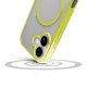 Cellularline Iconic Mag - iPhone 17 Custodia trasparente con bordi colorati compatibile con ecosistema Magsafe 4