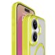 Cellularline Iconic Mag - iPhone 17 Custodia trasparente con bordi colorati compatibile con ecosistema Magsafe 5