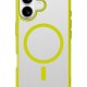 Cellularline Iconic Mag - iPhone 17 Custodia trasparente con bordi colorati compatibile con ecosistema Magsafe 8