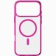 Cellularline Iconic Mag - iPhone 17 Pro Custodia trasparente con bordi colorati compatibile con ecosistema Magsafe 11
