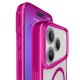 Cellularline Iconic Mag - iPhone 17 Pro Custodia trasparente con bordi colorati compatibile con ecosistema Magsafe 5