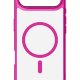 Cellularline Iconic Mag - iPhone Air Custodia trasparente con bordi colorati compatibile con ecosistema Magsafe 6