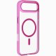 Cellularline Iconic Mag - iPhone Air Custodia trasparente con bordi colorati compatibile con ecosistema Magsafe 9